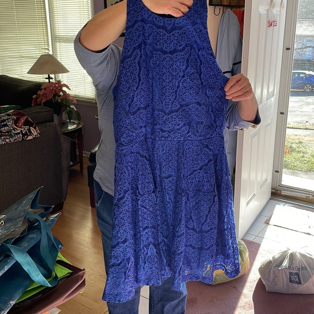 Blue Lace Dress